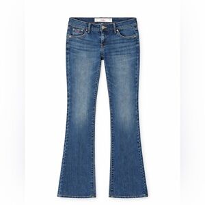 Hollister Bootcut Jeans W25 L33 Medium Wash Y2K Low Rise